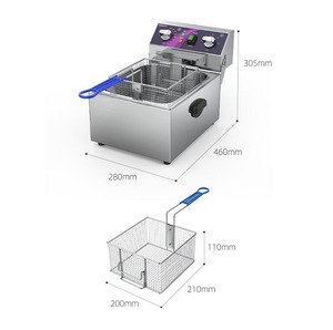 Friggitrice <span class=keywords><strong>a</strong></span> <span class=keywords><strong>Gas</strong></span> macchina <span class=keywords><strong>a</strong></span> <span class=keywords><strong>Gas</strong></span> commerciale <span class=keywords><strong>cucina</strong></span> Fast Food macchina con valvola di scarico olio - Product Image 3