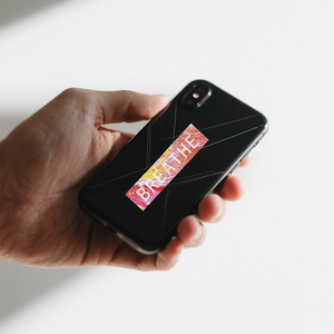 Xuri Minimalist Stress Relief Stickers Clean Lines Calm Colors Breathe Focus Cues Parfait pour la réduction de l'anxiété Espace de travail Relax - Product Image 1