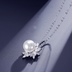 Collier en cristal de perle RAKOL NP078 pour femmes Accessoires - Product Image 4