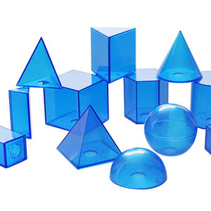 Artisanat assemblage blocs de construction <span class=keywords><strong>en</strong></span> plastique géométrie aide aides pédagogiques 12 pièces modèle géométrique - Product Image 4