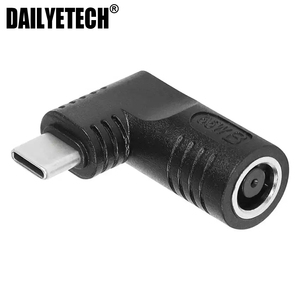 Connettore di Alimentazione per Laptop 65W, Adattatore Caricabatterie DC per Lenovo Hp Asus, da 7.4*5 7.9*5.5mm Femmina a USB Tipo C PD Maschio - Product Image 1