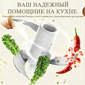 Robot culinaire 2L multifonction pour la maison, hachoir à viande, mixeur en verre, machine à mélanger les aliments, hachoir à viande électrique - Product Image 2
