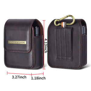 PULOKA <span class=keywords><strong>Pochette</strong></span> de Téléphone Ceinture en Cuir PU Marron pour Z <span class=keywords><strong>Flip</strong></span> 2 3 <span class=keywords><strong>4</strong></span> 5 – Offre Spéciale - Product Image 4