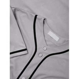 PIHA SPORTS Camiseta de Béisbol Personalizada Sublimada de Alta Calidad 100% Poliéster para Hombre y Mujer con Cuello Redondo y Logotipo del Equipo en la Parte Delantera - Product Image 5