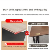 Ensemble de bureau finlandais minimaliste pour 2 à 4 personnes avec chaises de bureau et meuble de rangement