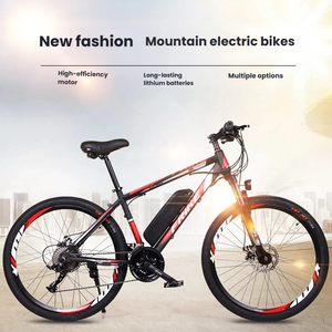 Vélo <span class=keywords><strong>de</strong></span> montagne électrique sans balais 250W, 3 modes <span class=keywords><strong>de</strong></span> conduite, 7 vitesses, batterie amovible, freins à <span class=keywords><strong>disque</strong></span> doubles, écran LCD, adulte, tout-terrain, urbain - Product Image 2