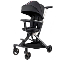 Poussette de voyage compacte et légère OEM YOUBEI - Couleurs personnalisées, cadre en aluminium, pliable, portable pour les voyages