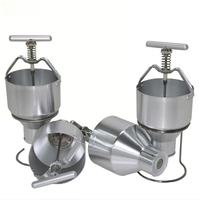 Machine à mini-beignets en acier inoxydable portative, petit distributeur de beignets avec compte-gouttes manuel pour un usage domestique