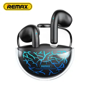 Remax fones de ouvido intra-auriculares, fones de ouvido sem fio para jogos com bluetooth 5.1, tws hsp/hdp/a2dp/aura cp