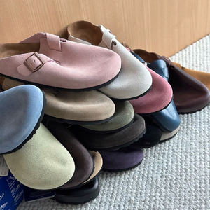 Nouveau élégant anti-dérapant personnalisé Mule chaussures semelle en liège Mule pantoufles pour hommes et femmes-<span class=keywords><strong>prix</strong></span> de gros en cuir véritable de haute qualité - Product Image 4