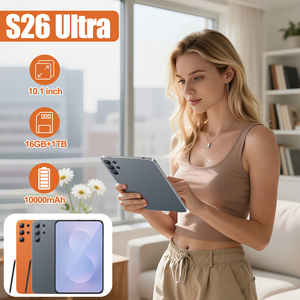 Nueva Tablet <span class=keywords><strong>PC</strong></span> S26 de <span class=keywords><strong>Alta</strong></span> <span class=keywords><strong>Calidad</strong></span>, 16G+1TB, 5G, Android 15, Octa-Core, <span class=keywords><strong>Pantalla</strong></span> Grande, Entretenimiento, Doble SIM Global, LTE - Product Image 1