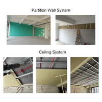Profilés en acier léger pour cloisons de plafond |   Canal en métal galvanisé ignifuge, résistant à la corrosion, certifié CE pour bureau