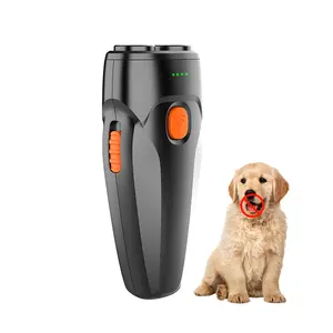 Ultrasound Dog Training Repeller Device Wireless Anti Barking USB Rechargeable Dog Barking Deterrent With Prompt Vibration