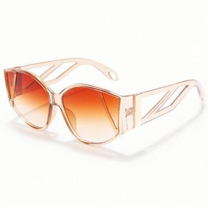 Lunettes de soleil œil de chat UV400 tendance 2020 pour femmes, grandes lunettes carrées - Product Image 6