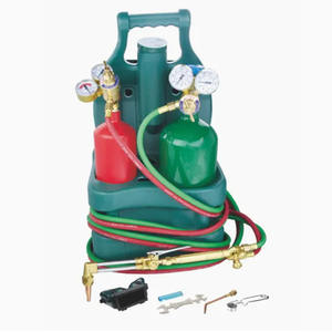 Kit de chalumeau industriel portable Oxy Ace avec cylindre en cuivre et en laiton robuste pour les applications de soudage et de découpe - Product Image 5