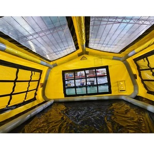 Mùa đông glamping không khí <span class=keywords><strong>Inflatable</strong></span> ngoài trời cắm trại lều với bếp để bán - Product Image 2