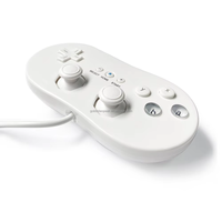 Control Alámbrico Clásico con Motor de Vibración de Primera Generación para Nintendo Wii Pro Gamepad Joystick Manette Mando