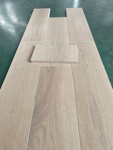 Suelos de Madera de Ingeniería de la <span class=keywords><strong>Mejor</strong></span> Calidad, Parqué Recto de Madera Natural Cepillada Blanca, Chapa de Roble Europeo de 6 mm, Suelos Multicapa - Product Image 5