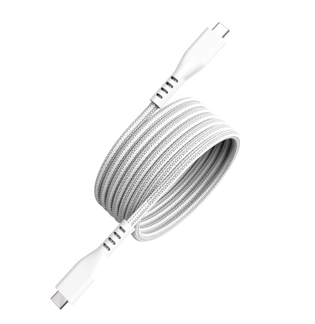 Mini 60/100/240W PD Fast Charging Type C C Adapter Nylon Braid Data Transfer Cable for iPhone Series 15/16 Tablet Earphone