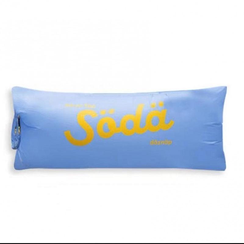 โซดาสีฟ้า + กระเป๋าเก็บของแบบพกพา