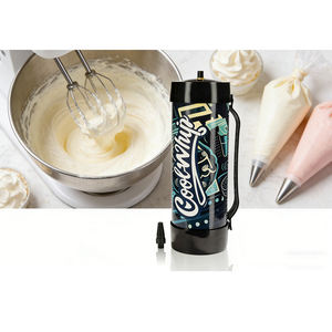 Offre de vacances : Bestseller – Crème fouettée Cool Whip 2100g, outils de cuisine pour desserts, bonbonne de gaz, crème de luxe - Product Image 3