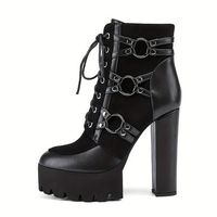 Vente en gros de chaussures à talons hauts pour femmes, bottines à plateforme