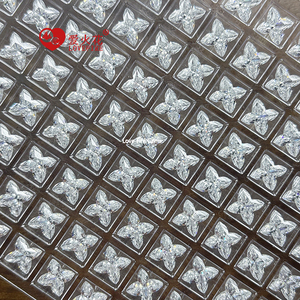 Nhanh chóng vận chuyển 5A bán buôn lỏng đá quý Đặc biệt hoa <span class=keywords><strong>Fancy</strong></span> cut Zircon đá Lily Shape tổng hợp trắng <span class=keywords><strong>CZ</strong></span> <span class=keywords><strong>Cubic</strong></span> <span class=keywords><strong>Zirconia</strong></span> - Product Image 5