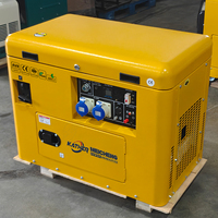Groupes électrogènes à essence monophasés 5kVA 8kVA 10kVA 12kVA 15kVA 20kVA, refroidis par air, silencieux, pour alimentation de secours
