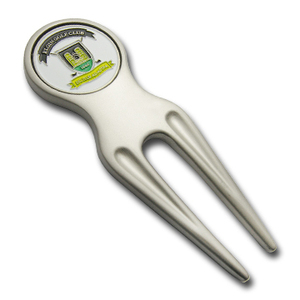Outil de réparation de balles de golf magnétique en zinc-fer et fourche à divots, cadeau promotionnel - Product Image 1