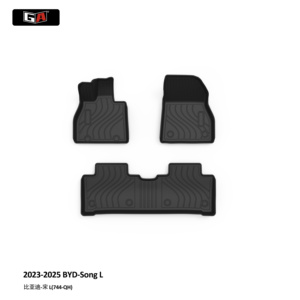 Alfombrillas de Coche TPE Resistentes <span class=keywords><strong>para</strong></span> BYD SONG L 2023-2025, Alfombrilla 3D Antideslizante e Impermeable - Product Image 2