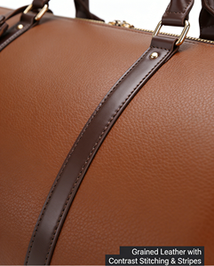Borsa da Viaggio in Pelle Premium OEM, Borsone Lussuoso per Pernottamento, Spaziosa Borsa Weekend per Affari con Tasche Sicure, Vendita all'Ingrosso - Product Image 6