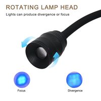 Lampe de séchage UV LED pour la pose de faux cils, colle spéciale à séchage rapide, équipement de beauté pour salon