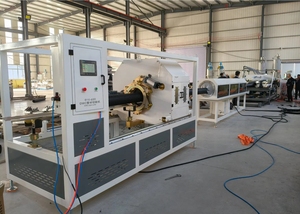 HDPE đôi tường sóng ống máy 110mm-315mm thoát nước linh hoạt cống ống dây chuyền sản xuất để bán - Product Image 4