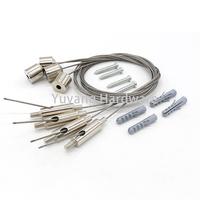 Système de suspension au plafond Kit de suspension de lumière Pince à câble pour éclairage