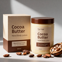 LANTHOME – Crème corporelle riche et pure au beurre de cacao, naturelle, douce, efficace, avancée, pour usage quotidien, avec logo personnalisé en gros