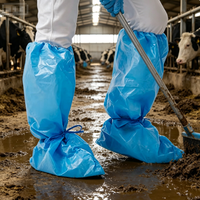 Protège-chaussures jetables anti-déchirure pour la ferme, couvre-chaussures antidérapants et résistants à l'eau pour les travaux agricoles et équestres sur terrain humide