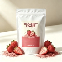 Voedingsmiddelkwaliteit aardbeipoeder, aardbeienfruitpoeder, groothandel, fabriekslevering