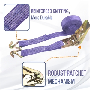 <span class=keywords><strong>Correa</strong></span> de Amarre Retráctil Automática de 1 Pulgada (25 mm), 1000 kg, Resistente, de Polipropileno y Poliéster, con Certificación CE, con Ganchos J/S - Product Image 4