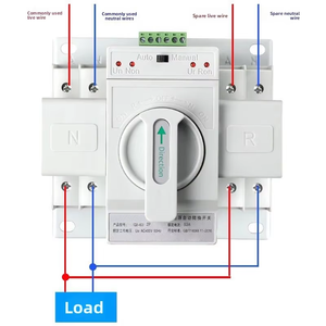 单相自动家用转换开关CB开关，带双电源迷你级ATS6220V 3Ag3 - Product Image 3