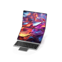 Portátil Empresarial OLED de Pantalla Dual de 14 Pulgadas con Intel Core Ultra 7, Frecuencia de Actualización de 120 Hz, Teclado Retroiluminado, Windows 11 Pro