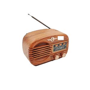 Retro Wooden AM/FM/SW Radio with LCD Display & TF Card MP3 Player - Product Image 3