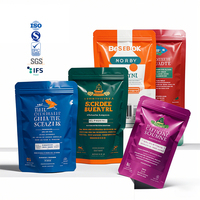 Sachet Doypack Personnalisé Anti-humidité Refermable avec Fermeture Zip, Anti-odeur, Impression Gravure, Qualité Alimentaire pour Aliments pour Animaux de Compagnie