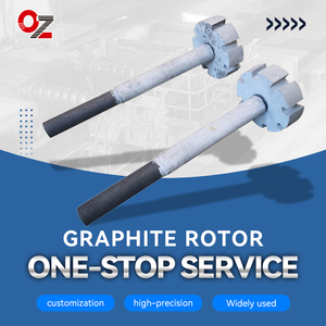 <span class=keywords><strong>Rotor</strong></span> Graphite hiệu suất cao và Trục nhôm nóng chảy <span class=keywords><strong>rotor</strong></span> Graphite chất lượng ổn định cho thanh lọc nhôm - Product Image 2