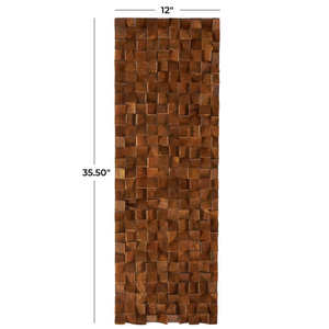 Adorno de Pared Geométrico 3D de Bambú y Madera Natural, Arte de Pared Rústico Hecho a Mano para Bodas, Decoración Moderna para el Hogar - Product Image 2