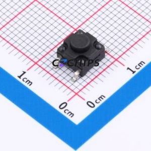 UK-B02123T-G5.0-250JZ Tactile Switch DIP-4P,6.2x6.2mm Switch 2.5N 6.15mm 6.15mm 5mm - Product Image 1
