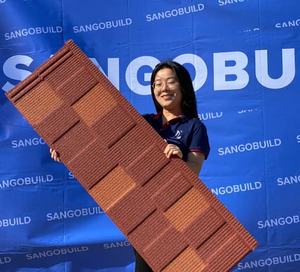 Tejas de aluminio para techo, láminas de metal recubiertas de piedra, acero y Zinc, precio en Malaui, Guinea - Product Image 3