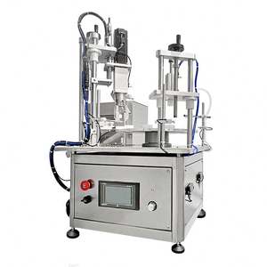 เครื่องบรรจุและปิดฝาอัตโนมัติแบบโต๊ะหมุน ใช้ได้กับน้ำหอม น้ำมันหอมระเหย เครื่องสำอาง สเปรย์ น้ำยาบ้วนปาก ไวน์ และผลิตภัณฑ์อื่นๆ - Product Image 4