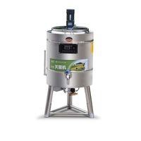 Personnalisé 50 L 200 L lait jus de fruit pasteurisé pasteurisateur machine de pasteurisation pour ligne de production de lait avec 100 L