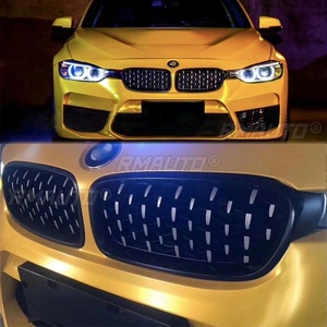 Grille de pare-chocs avant RMAUTO, grille de course, grille en forme de diamant, style M pour BMW Série 3 F30 F31 320I 325I 328I 330I 2012-2018 - Product Image 2