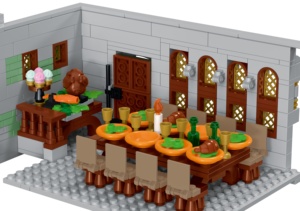 Mork 8603pcs 033010 New Thời Trung Cổ lâu đài mô hình xây dựng lắp ráp gạch giáo dục trẻ em Đồ chơi món quà giáng sinh khối xây dựng - Product Image 4